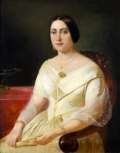 Portrait of the Countess of Aljezur by Alejandro Cicarelli